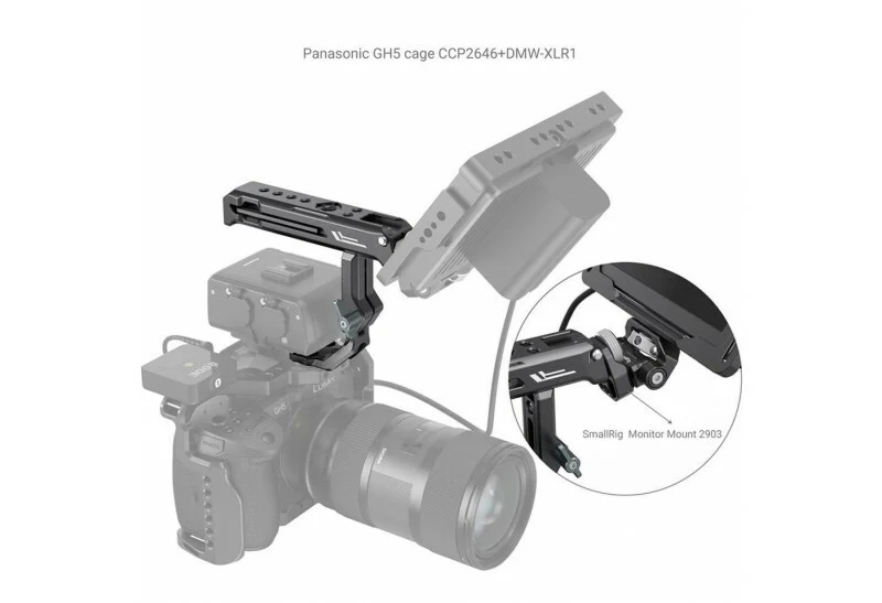 SmallRig 3082 Poignée supérieure pour Sony/Panasonic