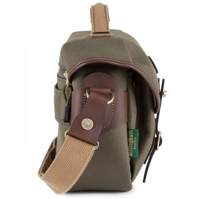 Billingham Hadley Small Pro Sac Vert Sauge/Chocolat En FibreNyte