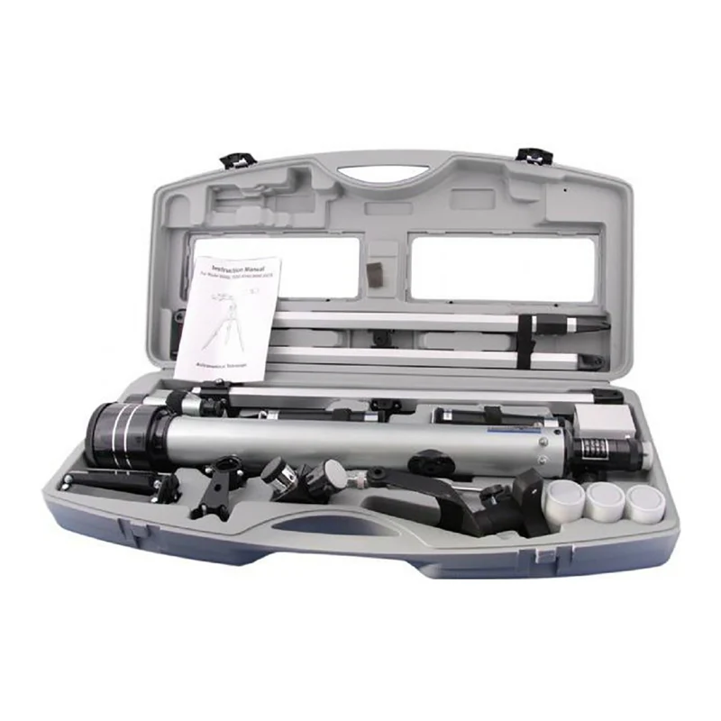 Byomic Télescope Réfracteur Débutants 60/700 avec Étui