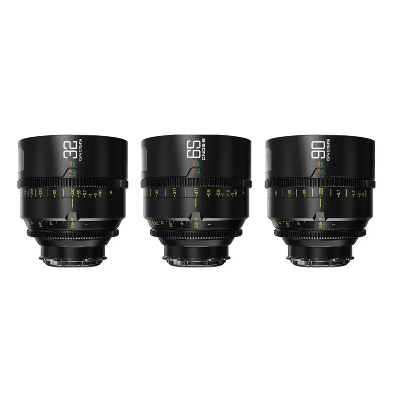 DZOFilm Gnosis Macro kit 3 objectifs (32mm/65mm/90mm T2.8) dans une valise de sécurité - métrique