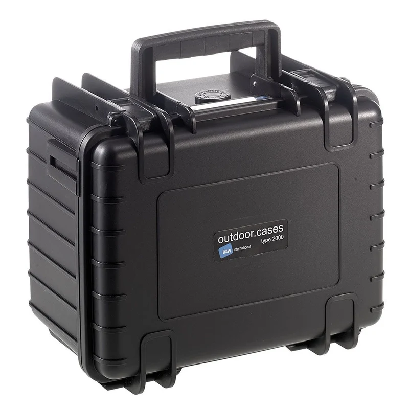 B&W Outdoor-Case Type 2000 Mousse Noir