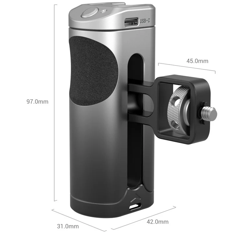 SmallRig Poignée latérale avec commande sans fil pour téléphone portable 3838