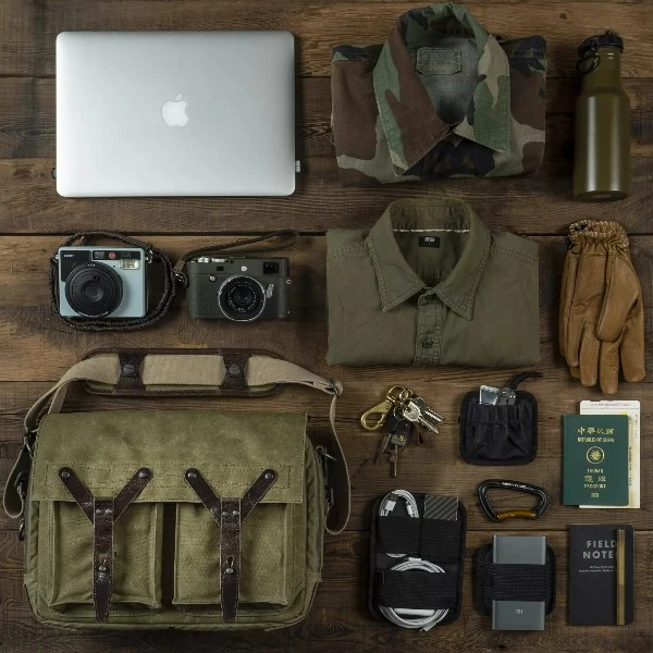 Wotancraft Scout Camera Bag - Vert olive
