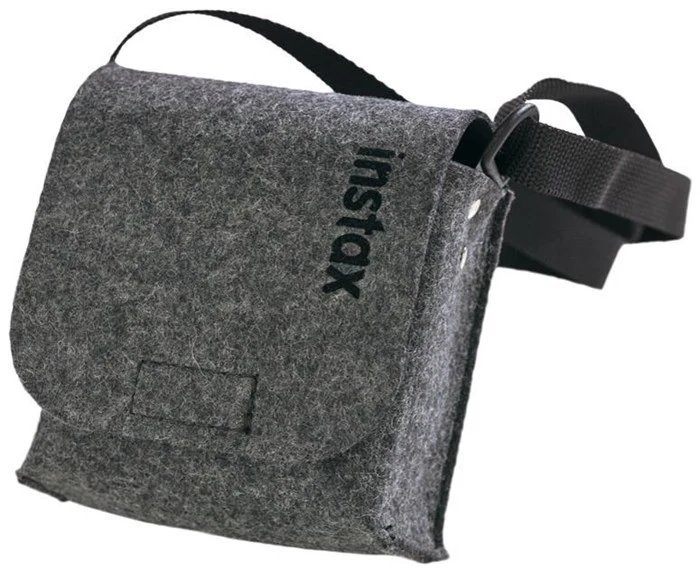 Fujifilm INSTAX mini Étui 70 gris avec courroie de transport