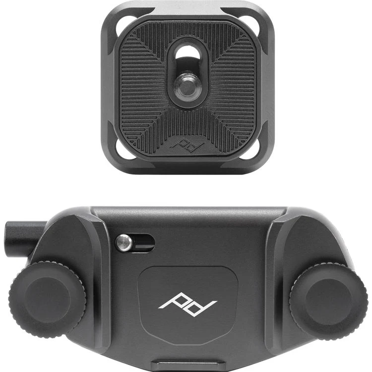 Peak Design Capture Appareil photo Clip V3 Noir + Plaque