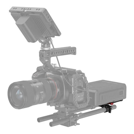 SmallRig V-Mount Plaque de batterie avec double pince de tige de 15mm 3016