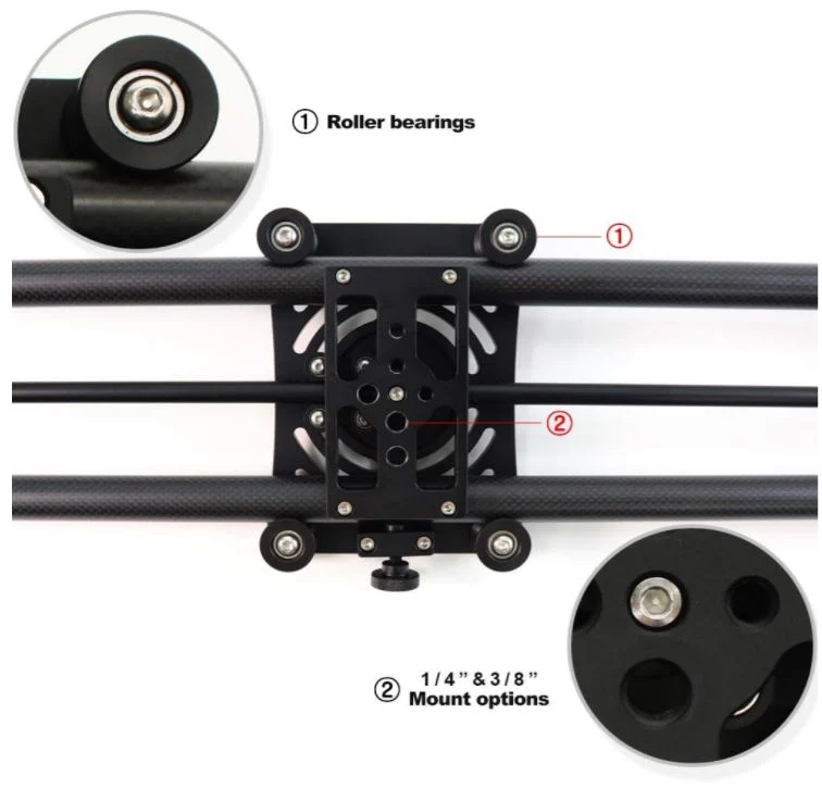 Konova P1 100cm Carbon Slider avec KMS-S2