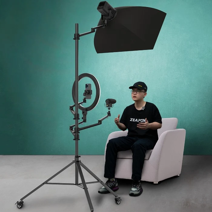 Zeapon Vlogtopus Pied universel à roulettes