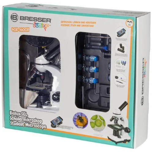 Bresser Biolux SEL Microscope d'étudiant
