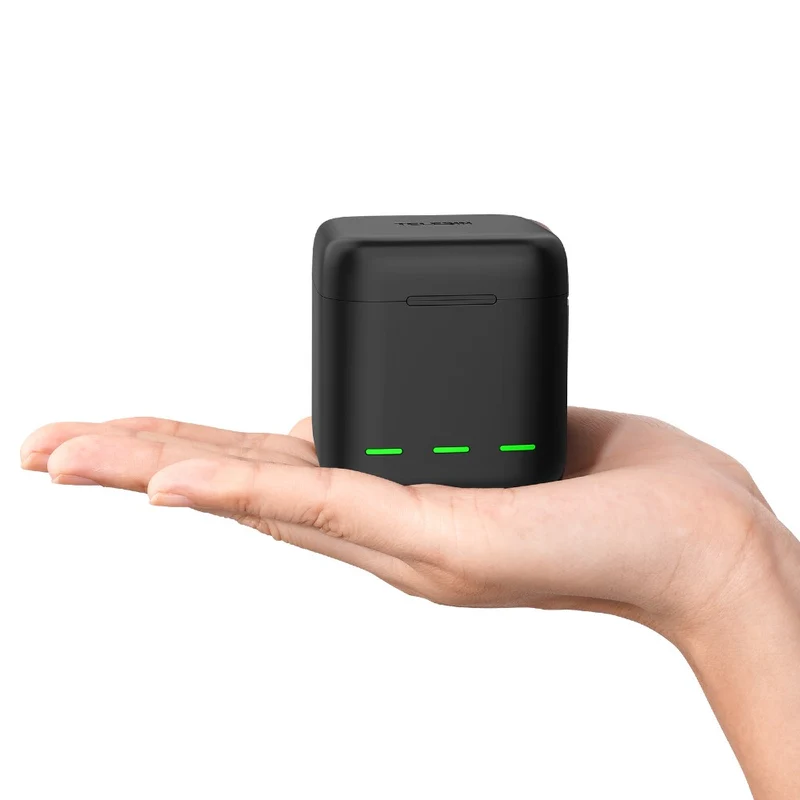 Telesin Boîtier chargeur de batterie Triple + 2x batterie - GoPro 9/10