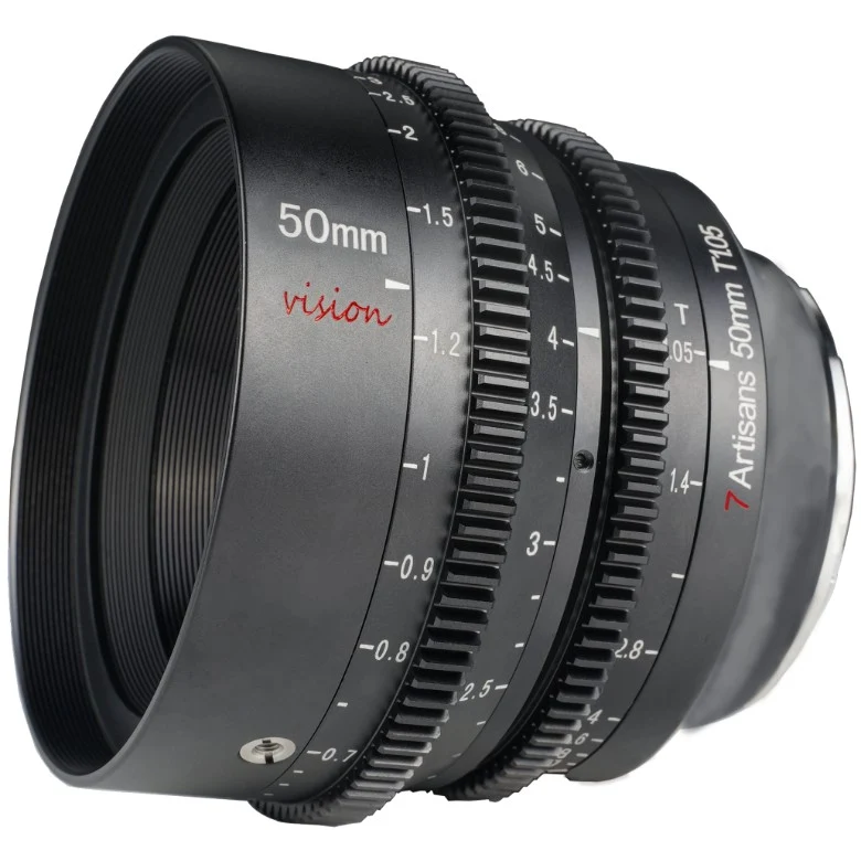 7artisans 50mm T1.05 Panasonic/Leica/Sigma (L Mount) noir