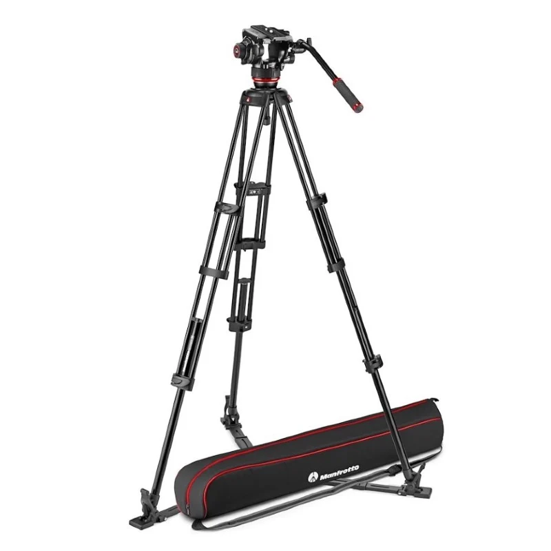 Manfrotto Trépied 504X & en Carbone Fiber Double ground spreader