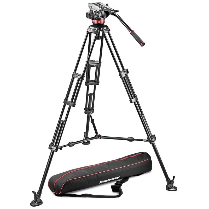 Manfrotto Kit trépied Pro vidéo MVH502A tête + 546BK