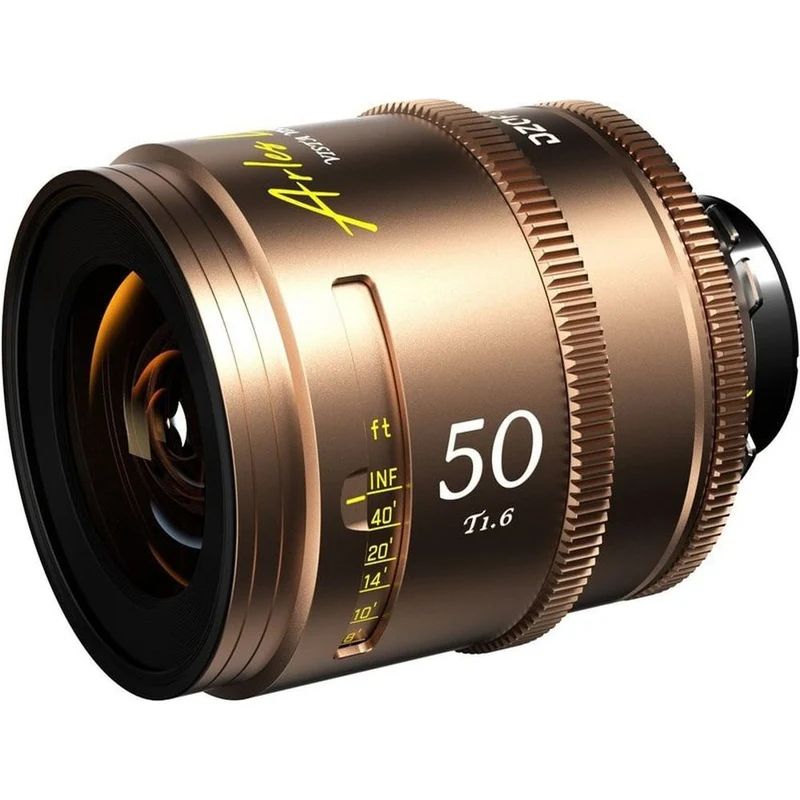 DZOFilm Arles Lustre 50mm FF/VV Objectif cinéma Prime à monture PL (mètre)