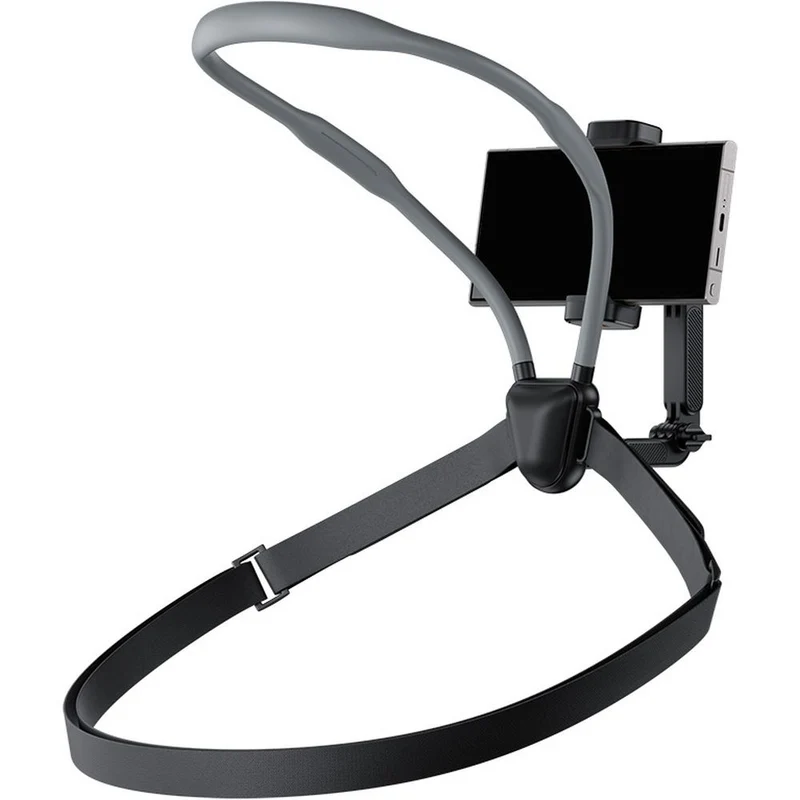 JJC MNM-UN1 Support de cou noir pour téléphones et caméras d'action