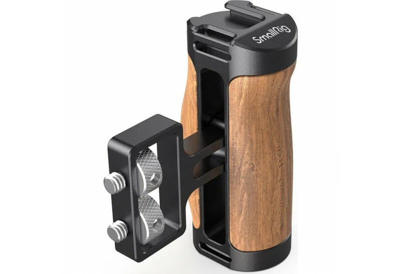 SmallRig 2913 en Bois Mini Poignée Latérale (1/4”-20 Vis)