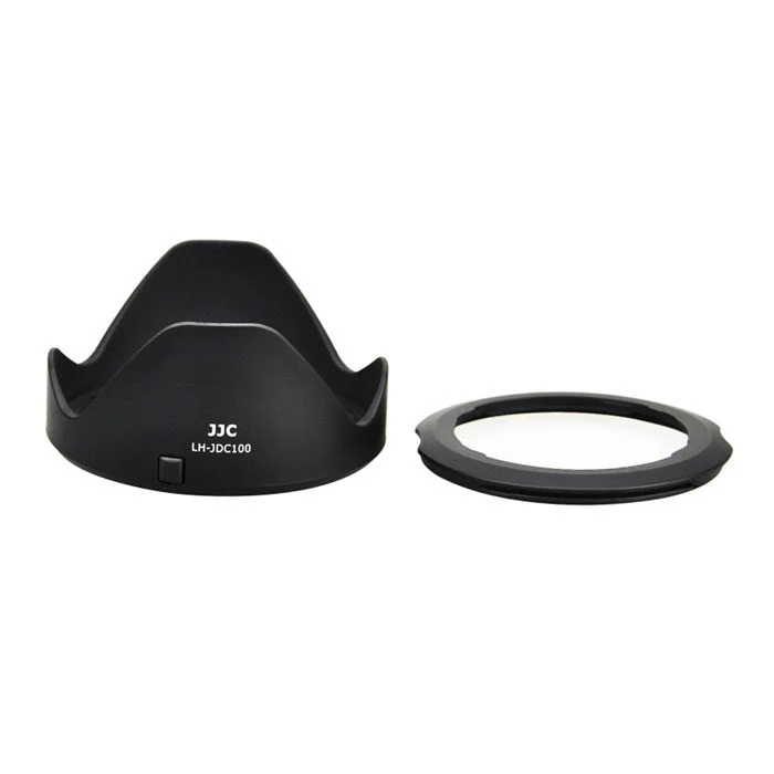 JJC LH-JDC100 Pare-soleil (anneau adaptateur de filtre Canon LH-DC100 + Canon FA-DC67B)