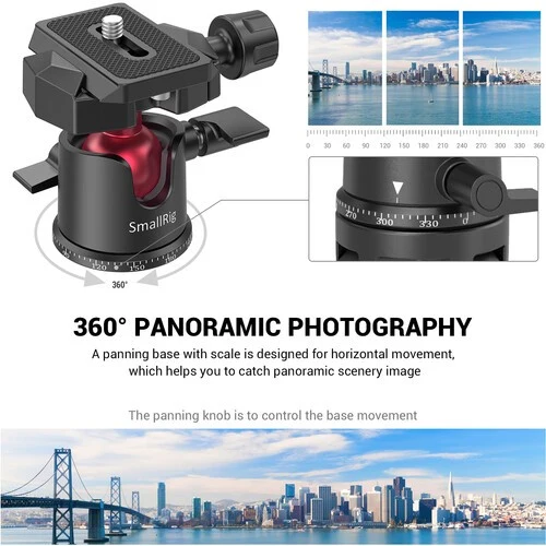SmallRig de Table Mini Trépied avec Panoramic Rotule Ball BUT2664