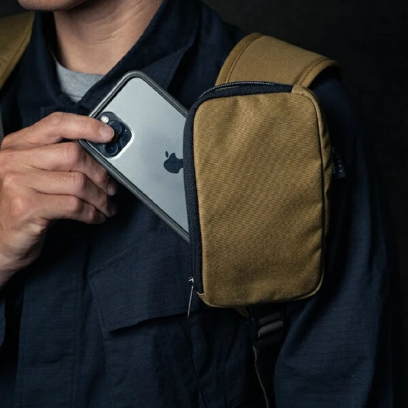 Wotancraft Module d'extension pour pochette de téléphone - kaki