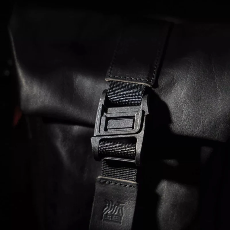 Wotancraft Pilot Travel Appareil photo Bag 2L - cuir noir