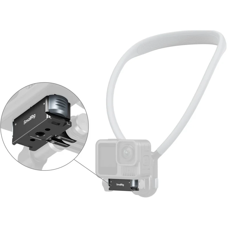 SmallRig 5437 Adaptateur de Fixation Rapide pour GoPro Hero Noir