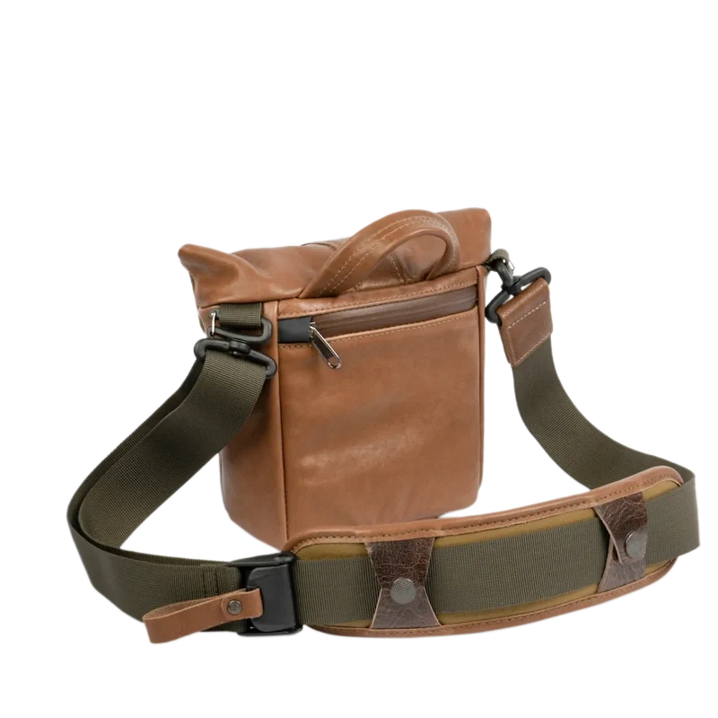 Wotancraft Pilot Travel Camera Bag 2L – Cuir Marron