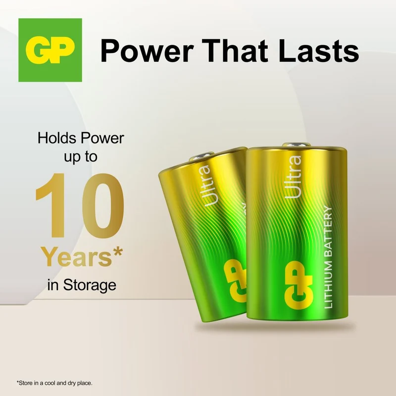 GP Piles au lithium Ultra CR2 (2x)