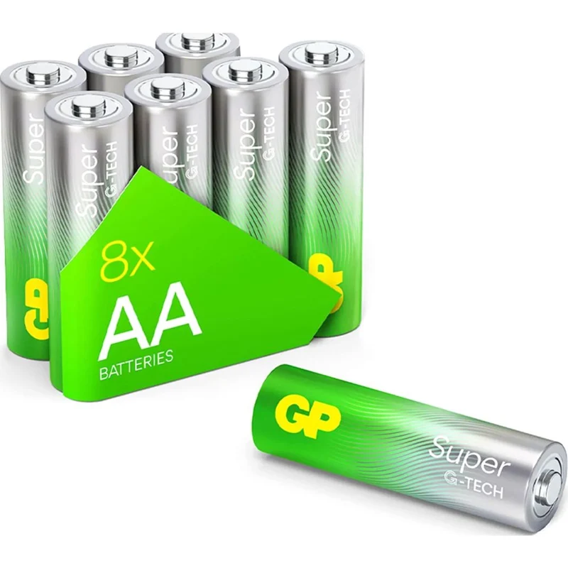 GP Super AA Piles alcalines 1,5 V (8x)