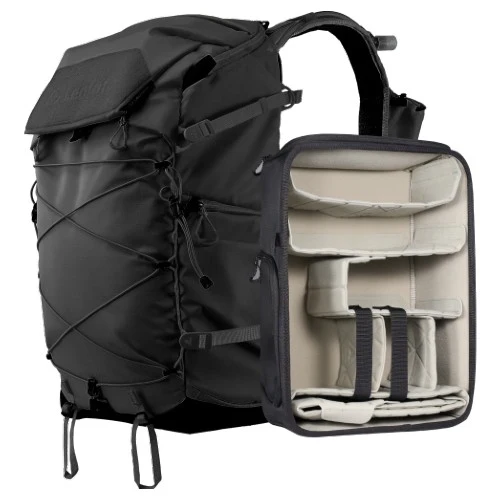 Leofoto Backup Series Sac à Dos 35L Noir Incl. Grand Séparateur