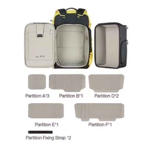 Leofoto Grand Séparateur Pour Sac à Dos Série Backup