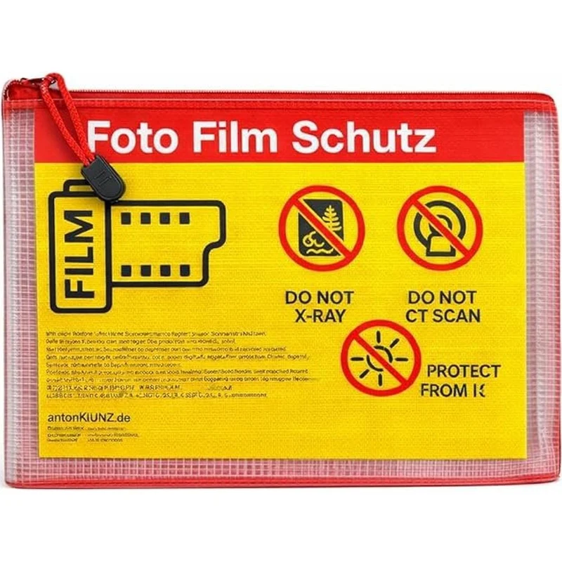 Domke Filmguard Foto Film Protection A5 Sac pour 10 x 35mm / 120mm Film - Rouge