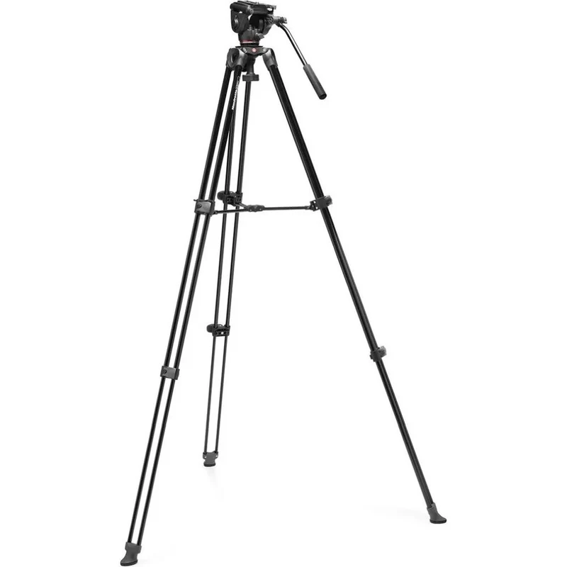 Manfrotto 500X et système vidéo à double pied en aluminium