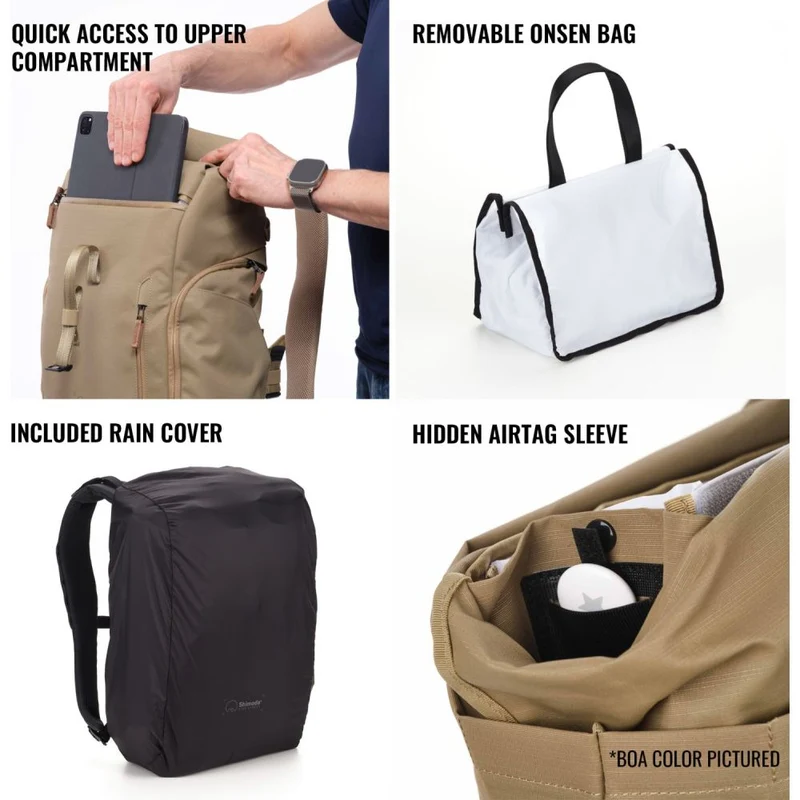 Shimoda Sac à dos Side Street 28 Starter Kit - anthracite - 520-382