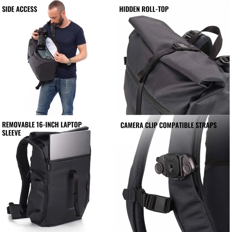 Shimoda Sac à dos Side Street 22 Kit de démarrage - anthracite - 520-380