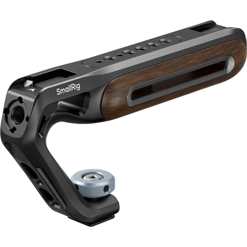 SmallRig 5250 Poignée supérieure en bois avec monture Griffe Froide