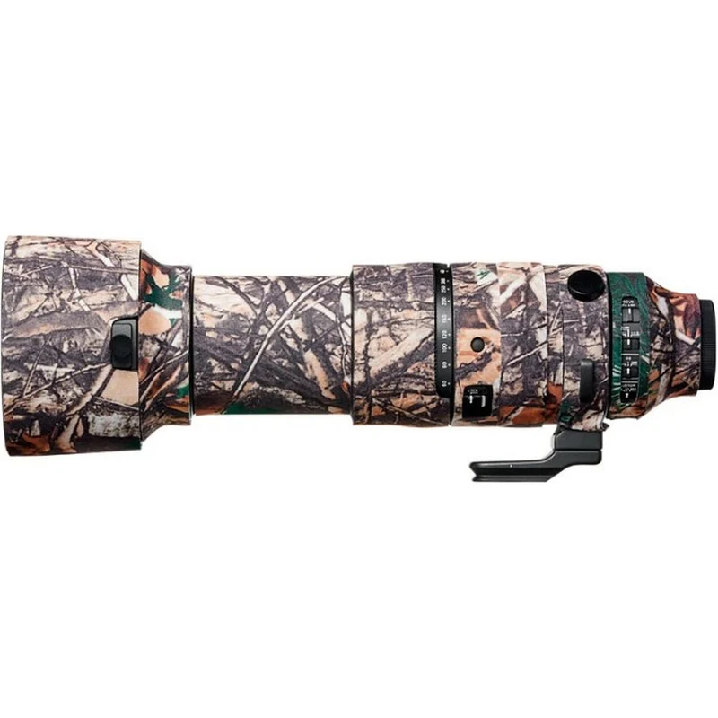 EasyCover Objectif Cover Chêne pour Sigma 60-600mm f/4.5-6.3 DG OS HSM | S (Sony E / Leica L) Camouflage Forêt