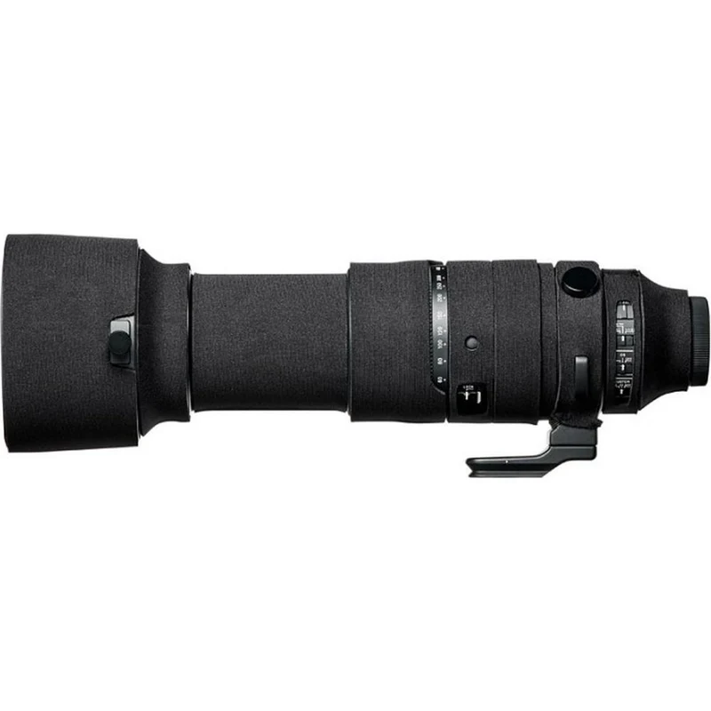 easyCover Objectif Cover Chêne pour Sigma 60-600mm f/4.5-6.3 DG OS HSM | S (Sony E / Leica L) Noir