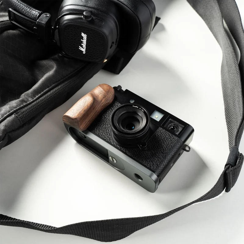 SmallRig 5394 Plaque de Montage en L avec Poignée pour en Bois FUJIFILM X Half, Argent Anthracite