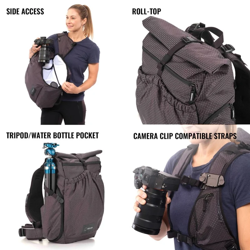 Shimoda Sac à dos Side lite 22 Kit de démarrage pour femmes - noir/blanc - 520-373