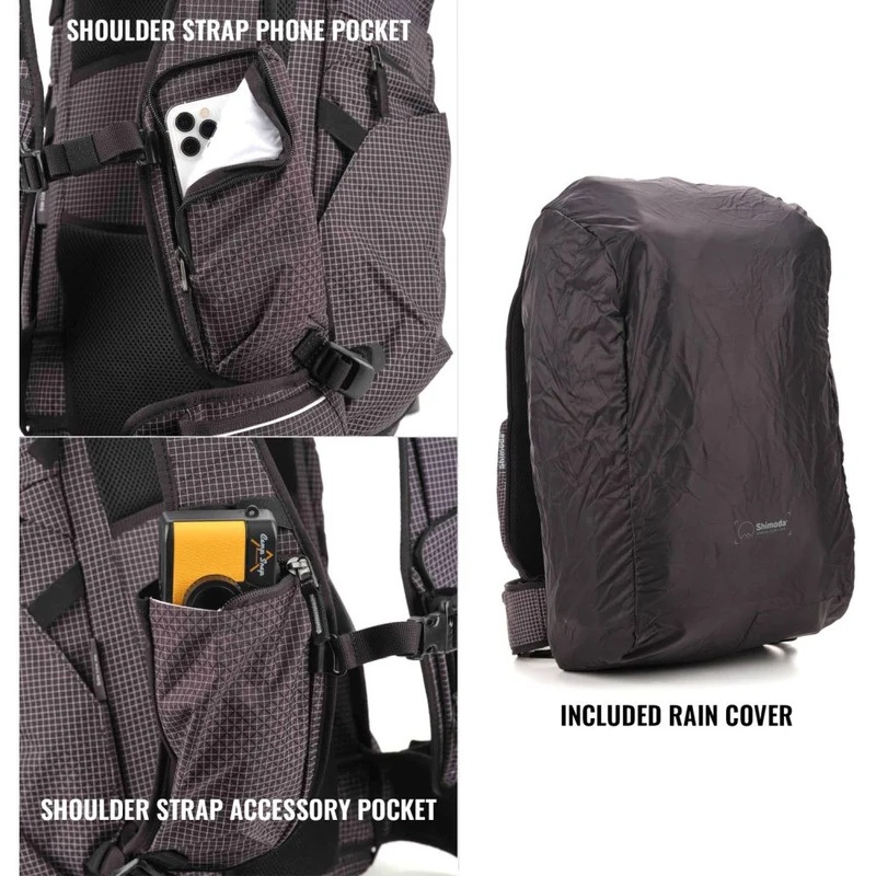Shimoda Sac à dos Side lite 22 Kit de démarrage pour femmes - noir/blanc - 520-373