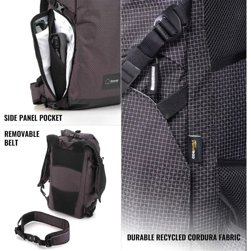 Shimoda Sac à dos Side lite 22 Kit de démarrage pour femmes - noir/blanc - 520-373